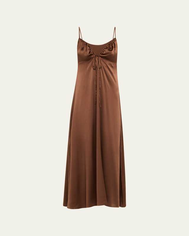 Ibiza Silk Maxi Dress